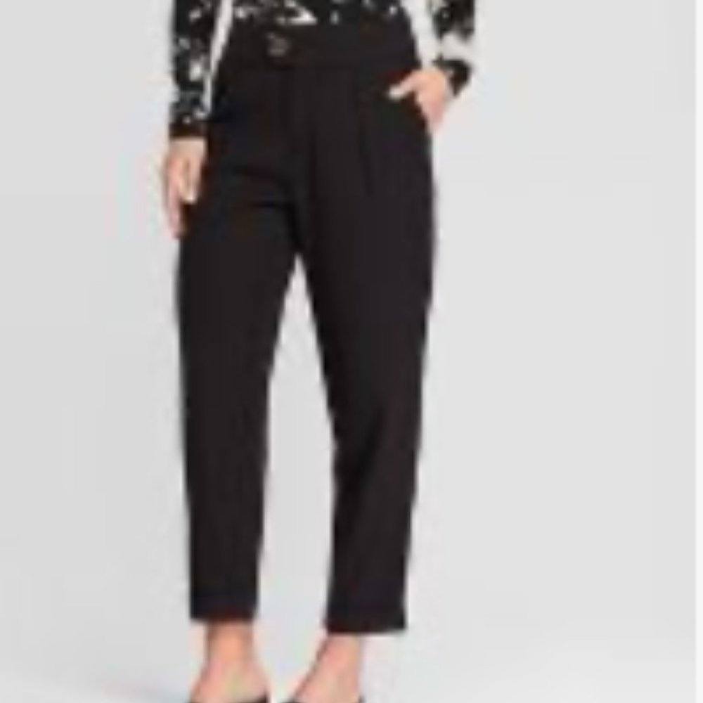 Who What Wear Mid-Rise Straight Leg Trouser Sz 12